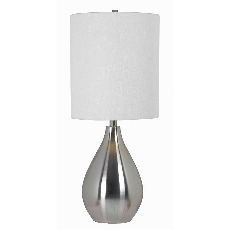 Droplet Table Lamp, Silver