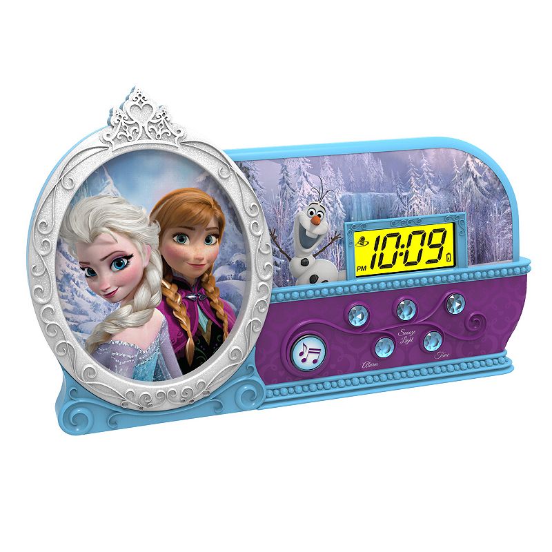 UPC 092298918549 product image for Disney Frozen Elsa, Anna & Olaf Night Glow Alarm Clock | upcitemdb.com