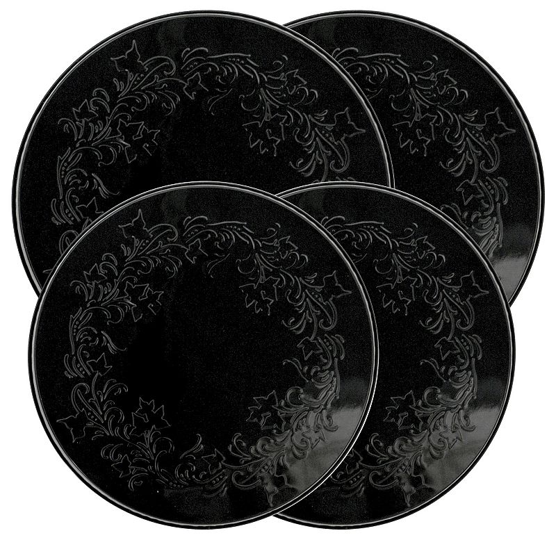 UPC 070775189583 product image for Range Kleen Ivy Embossed 4-pc. Stove Burner Cover Set, Black Ivy | upcitemdb.com