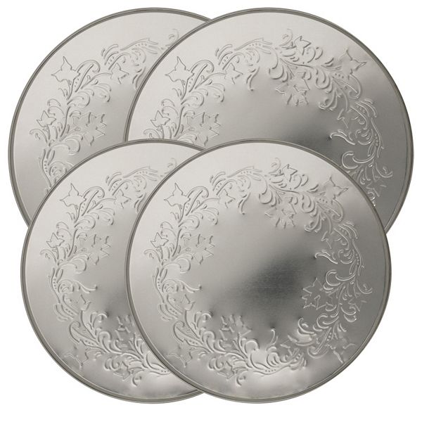 Fruit Grapes Pears ELECTRIC Stove Top Cooktop ROUND BURNER COVERS 4 Pieces White 
