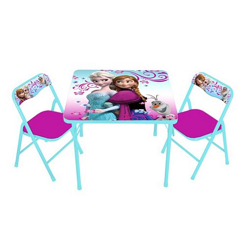 Disney Frozen Anna Elsa Olaf Activity Table Chair Set