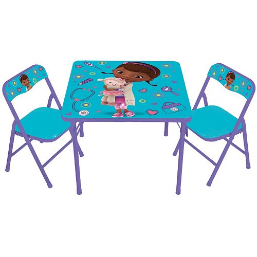 Disney Doc Mcstuffins Activity Table Chair Set