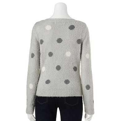 Women's LC Lauren Conrad Intarsia Eyelash Sweater