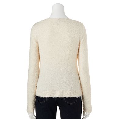 Women's LC Lauren Conrad Intarsia Eyelash Sweater