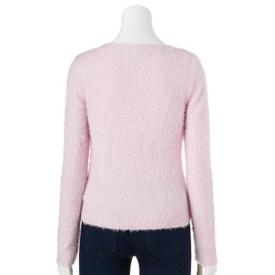 Women's LC Lauren Conrad Graphic Lurex Sweater