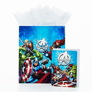 Hallmark Avengers Gift Bag with Card & Tissue