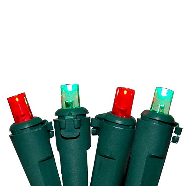 LumaBase Red & Green LED String Lights