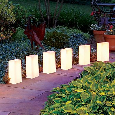 LumaBase 12-pk. Plastic Luminaria Bags - Indoor and Outdoor