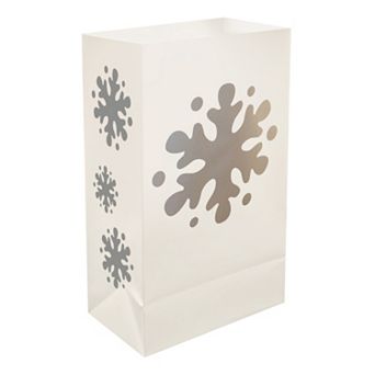 LumaBase 12 pk Plastic Luminaria Bags - Indoor & Outdoor