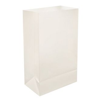 LumaBase 12 pk Plastic Luminaria Bags - Indoor & Outdoor