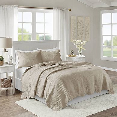 Madison Park Marino 3-Piece Reversible Lightweight Quilt Set
