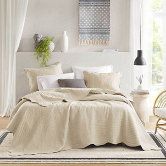 Madison Park Marino 3 pc Reversible Lightweight Quilt Set