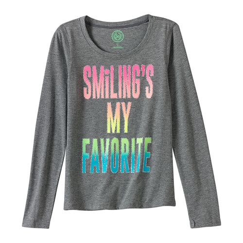 SO® Long-Sleeved Graphic Tee - Girls 7-16