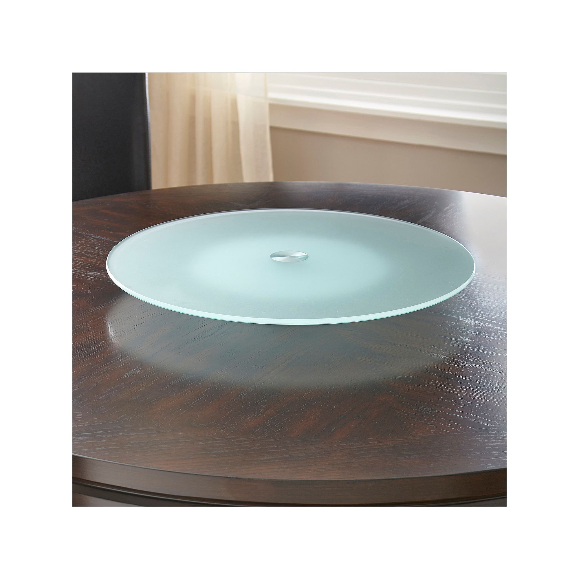 Avenue Lazy Susan, Frosted Glass