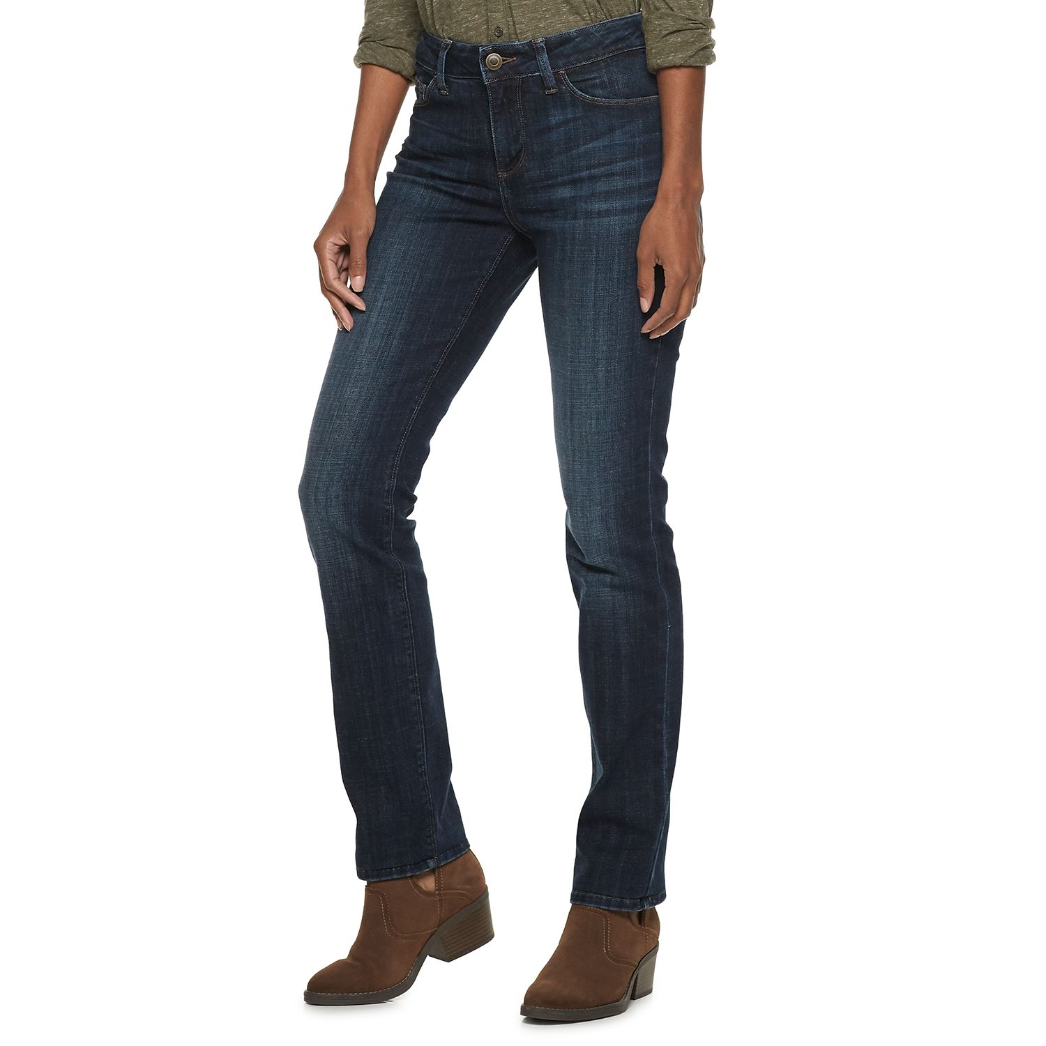 kohls lee pull on jeans