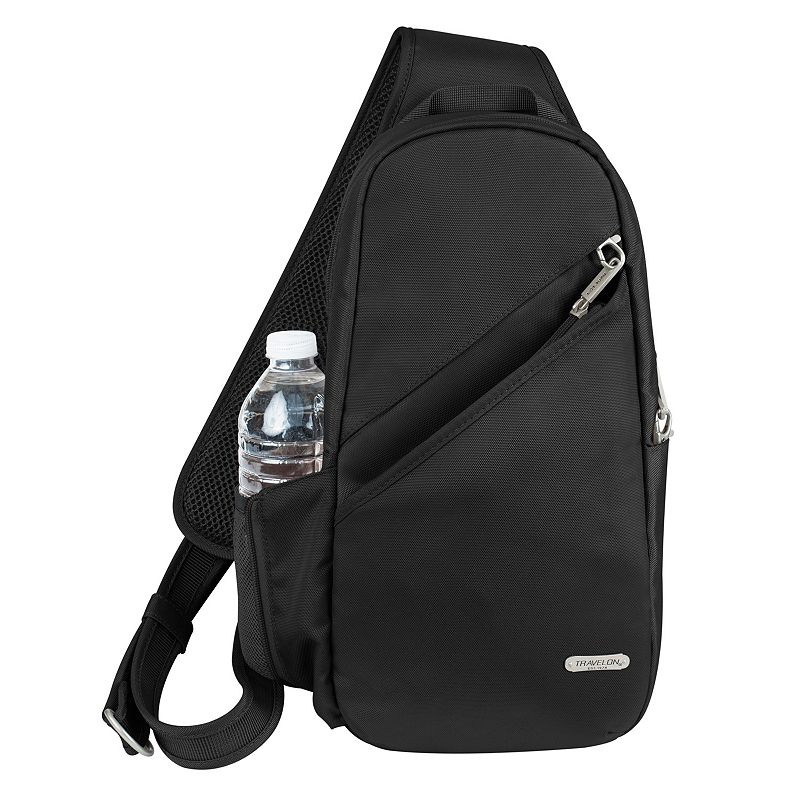 Travelon Classic Anti-Theft RFID-Blocking Sling Backpack, Black