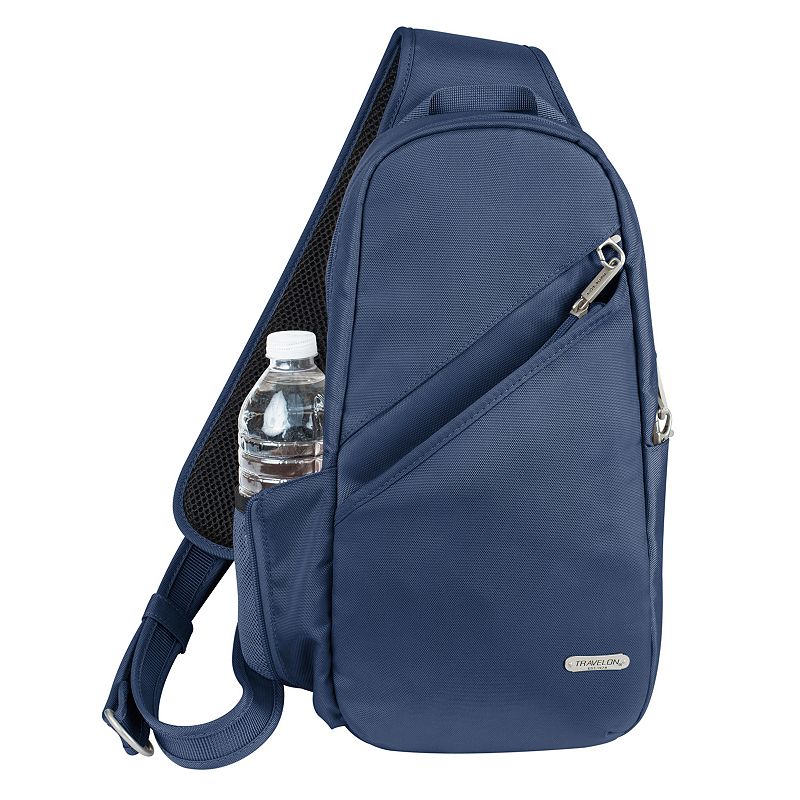 Travelon Classic Anti-Theft RFID-Blocking Sling Backpack, Blue