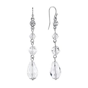1928 Bead Linear Drop Earrings