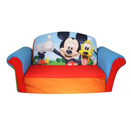 Disney S Mickey Mouse Club House 2 In 1 Flip Open Sofa By Spin