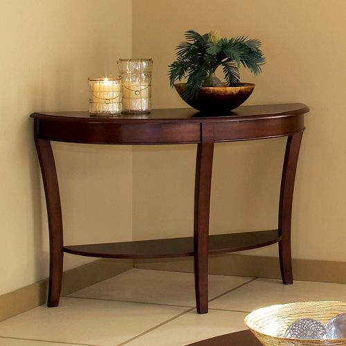 Troy Curved Sofa Table