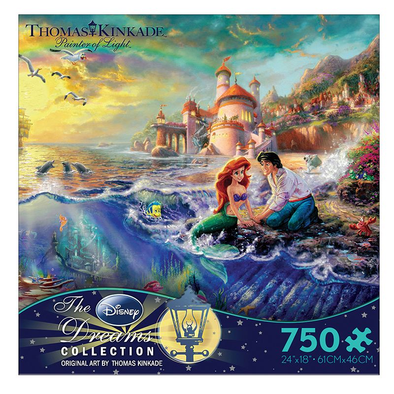 UPC 021081290357 product image for Disney The Little Mermaid Thomas Kinkade 750-pc. Puzzle | upcitemdb.com