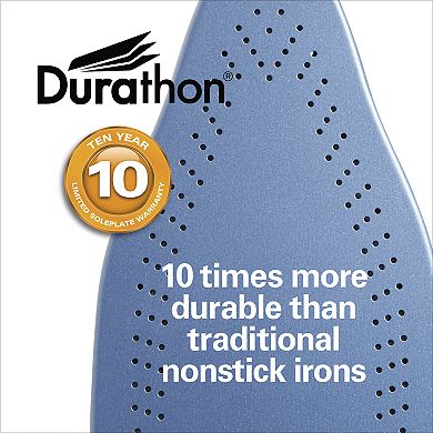 Hamilton Beach Durathon Non-Stick Electronic Iron with Retractable Cord