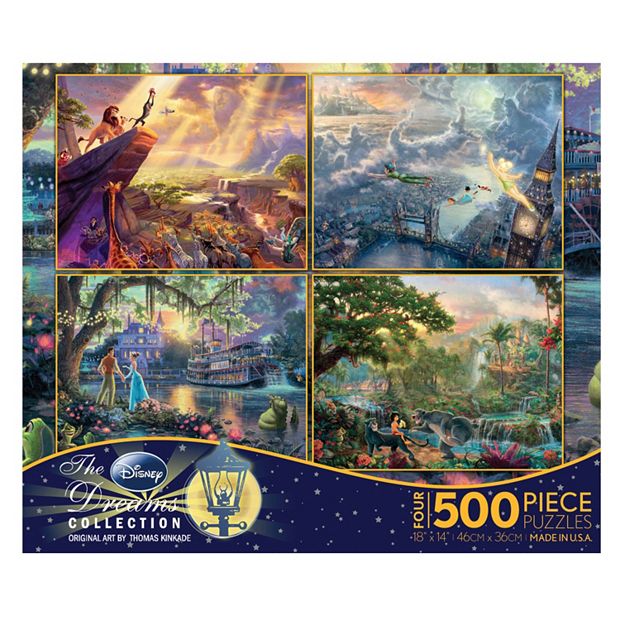 Disney Thomas Kinkade 4-pk. 500-pc. Disney Dreams Puzzles