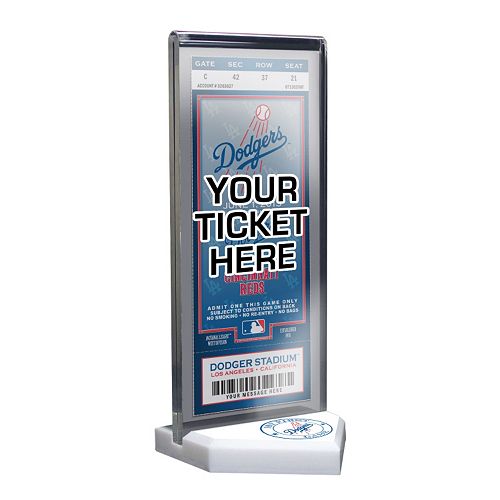 Los Angeles Dodgers Home Plate Ticket Display Stand
