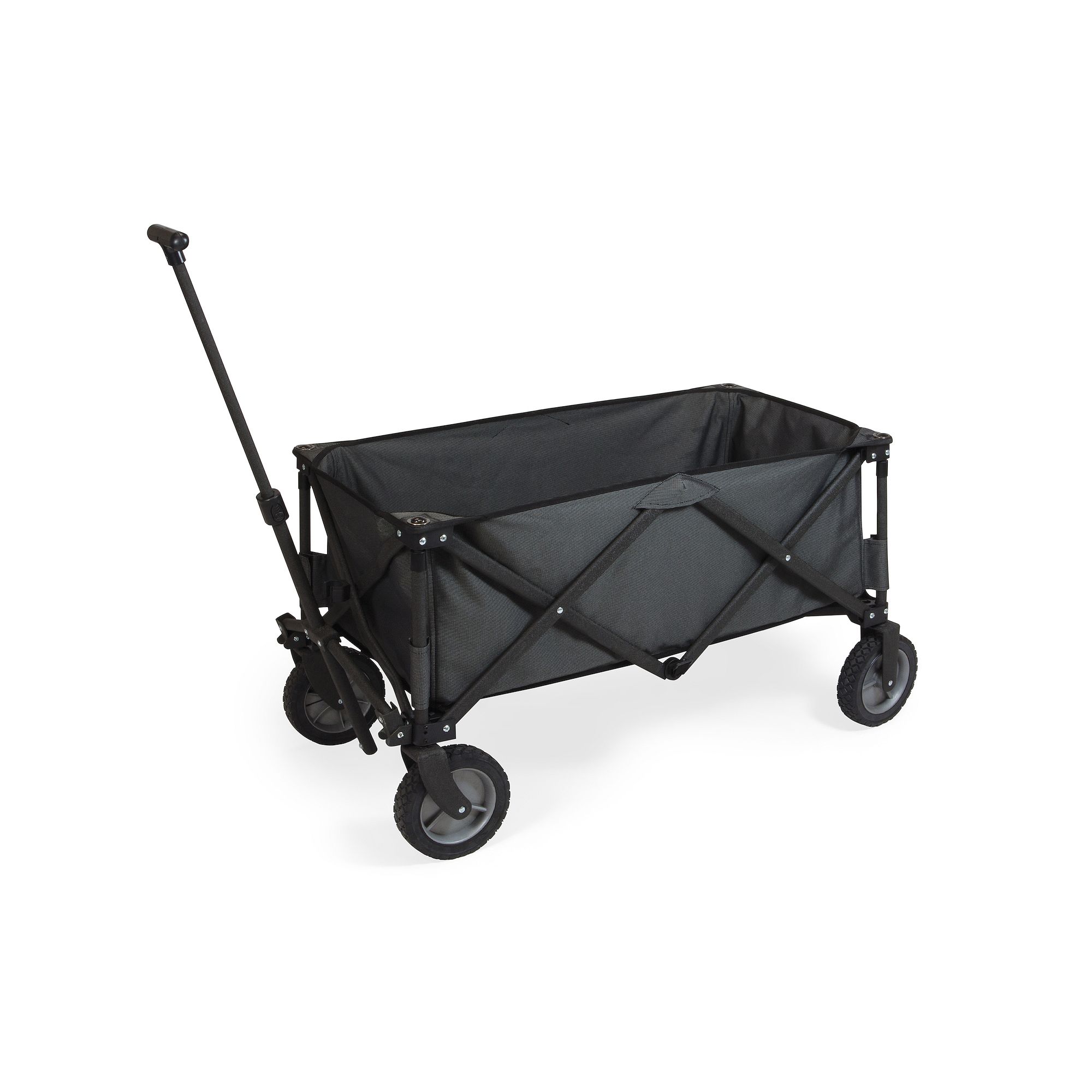 Picnic Time Adventure Folding Utility Wagon, Dark Grey