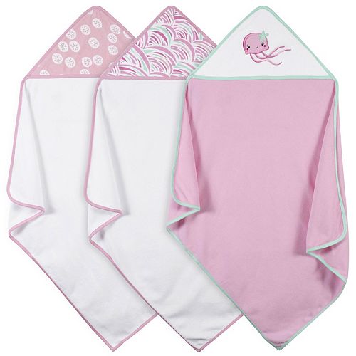 Just Born 3pk. Hooded Towels