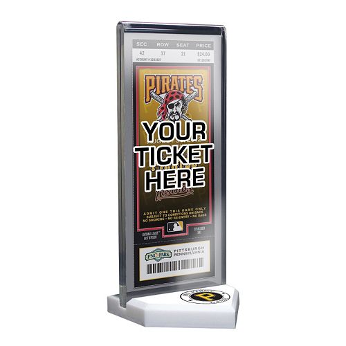 Pittsburgh Pirates Home Plate Ticket Display Stand