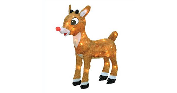 Rudolph 18-in. Pre-Lit Decor - Indoor and Outdoor