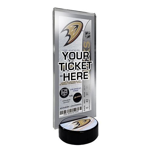 Anaheim Ducks Hockey Puck Ticket Display Stand