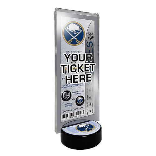 Buffalo Sabres Hockey Puck Ticket Display Stand