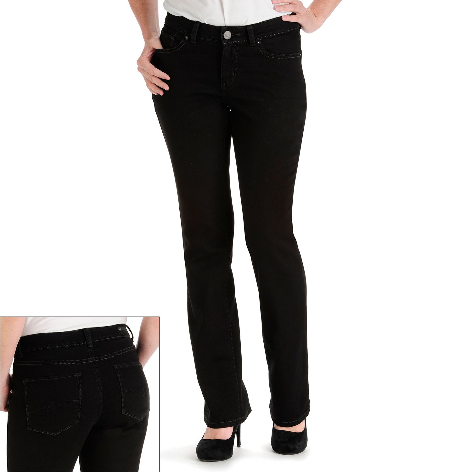 lee modern curvy bootcut jeans