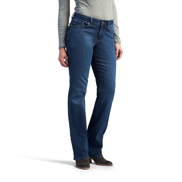sugar Settlers USA Women's Lee® No Gap Waistband Curvy Fit Bootcut Jeans