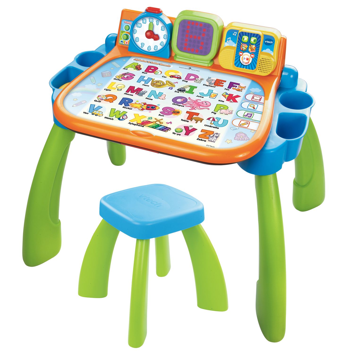 vtech touch & learn activity desk deluxe pink