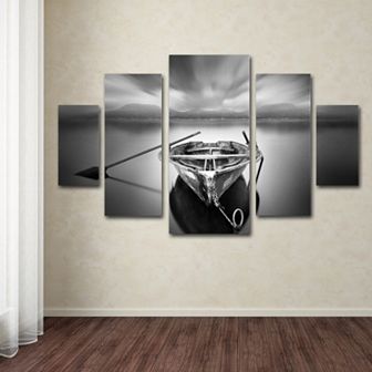Ready Boat 5 pc Canvas Wall Art Set