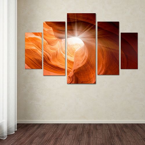 Smooth 5piece Canvas Wall Art Set
