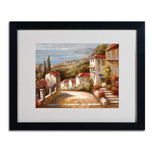 "Home in Tuscany" Framed Canvas Wall Art