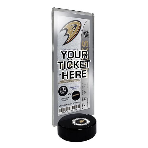 Anaheim Ducks Hockey Puck Ticket Display Stand