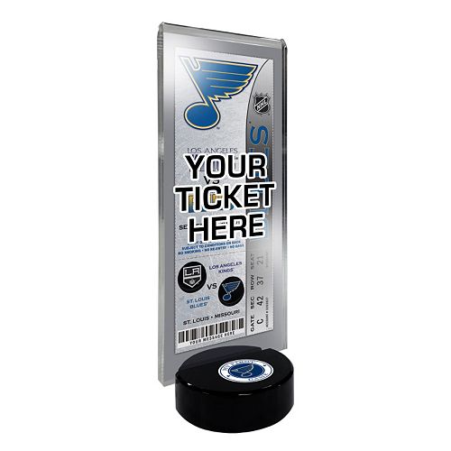 St. Louis Blues Hockey Puck Ticket Display Stand