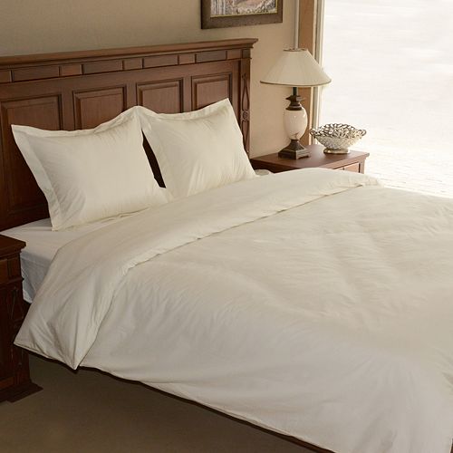 Egyptian Cotton Percale 3 Pc Duvet Cover Set Queen