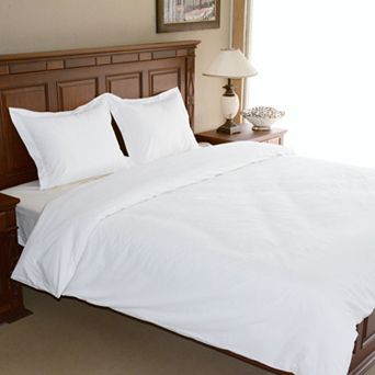 Egyptian Cotton Percale 3 pc Duvet Cover Set - Queen