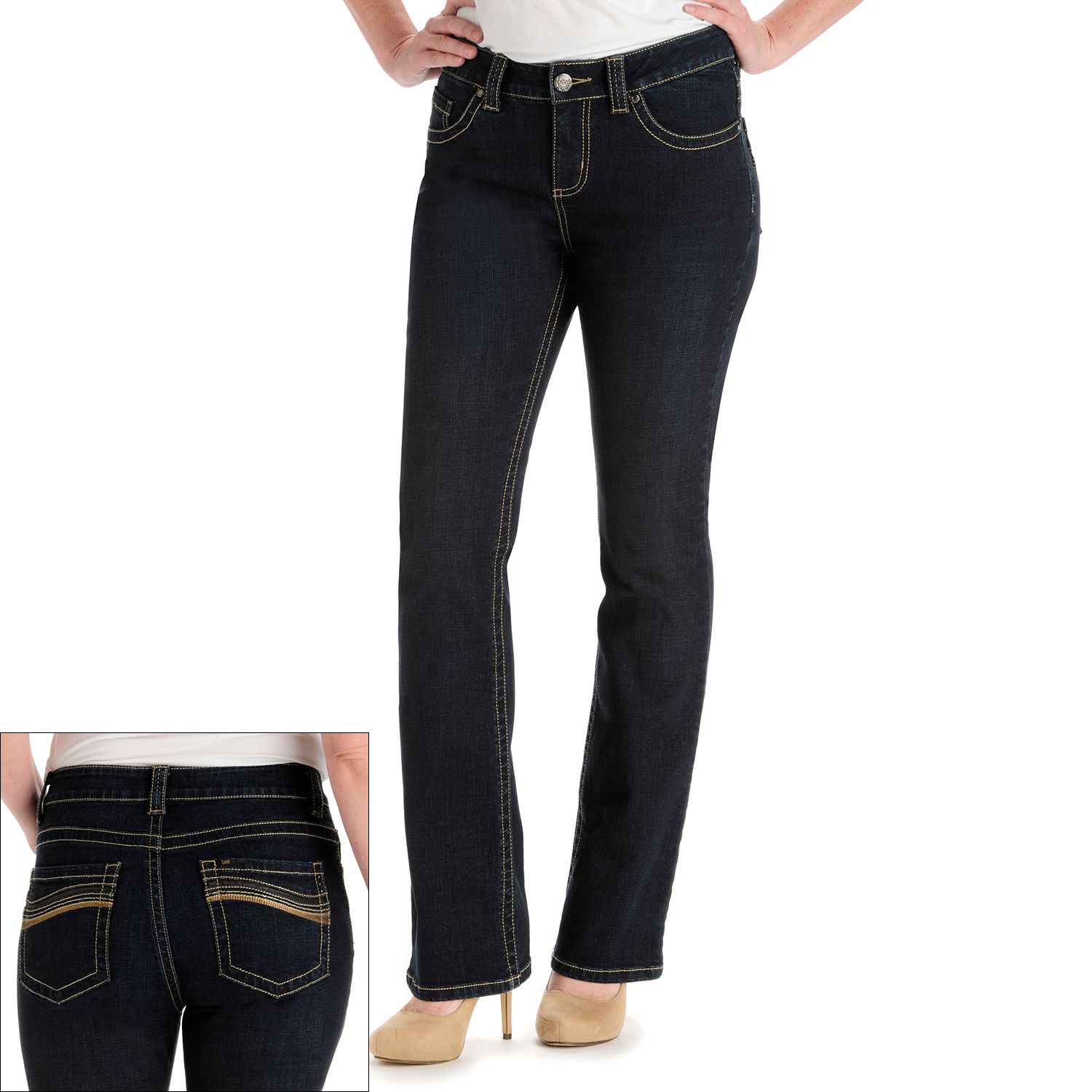 lee slender secret jeans at kohl's