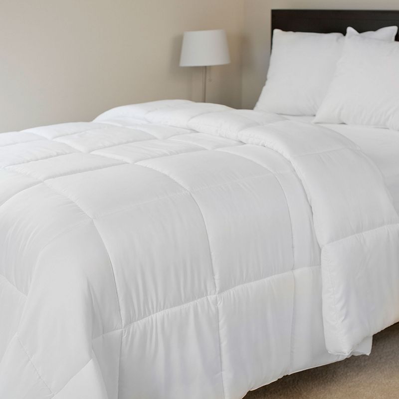 Down-Alternative Overfilled Comforter, White, Twin