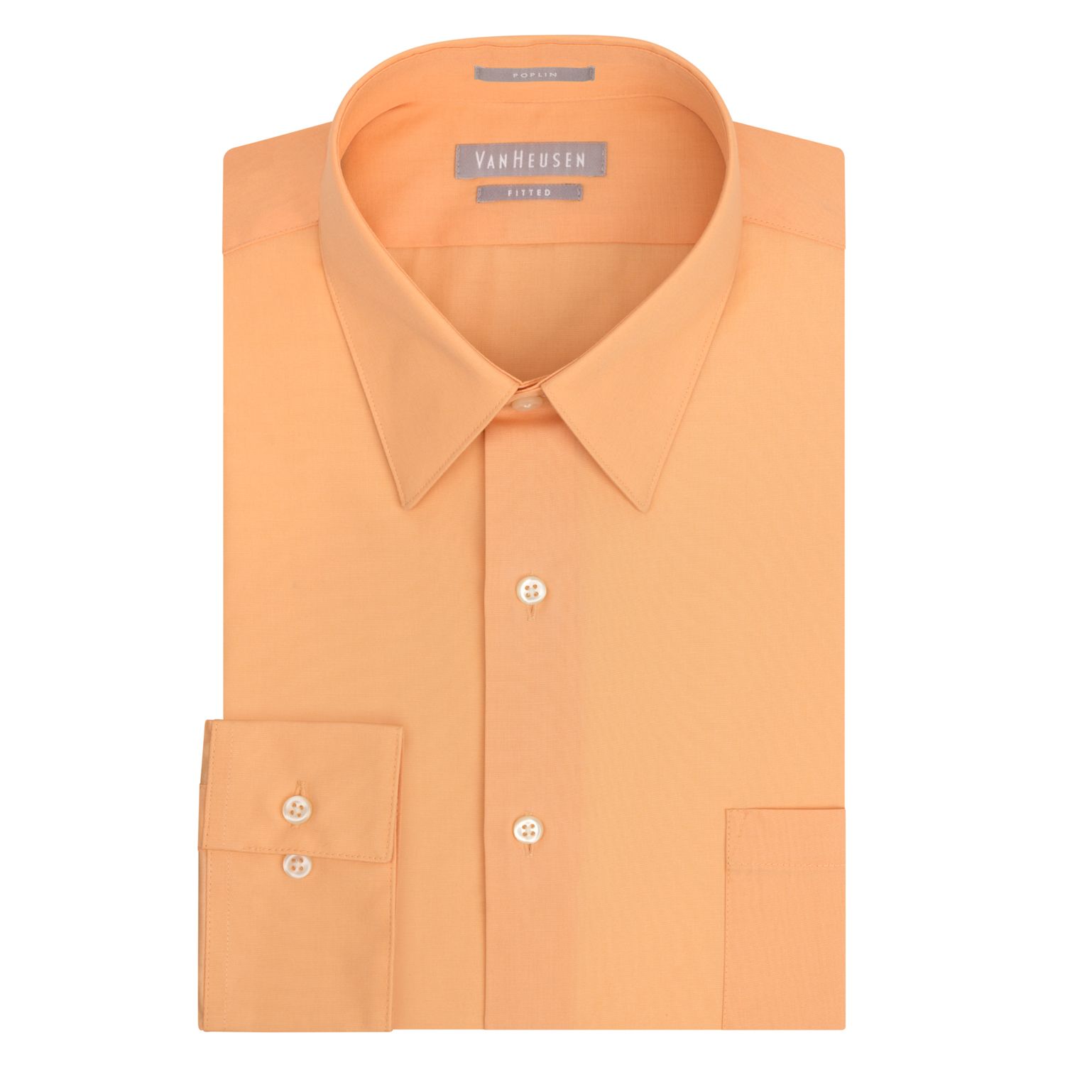 van heusen poplin fitted