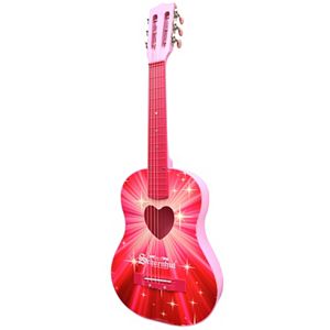 Schoenhut Pink Starburst Acoustic Guitar