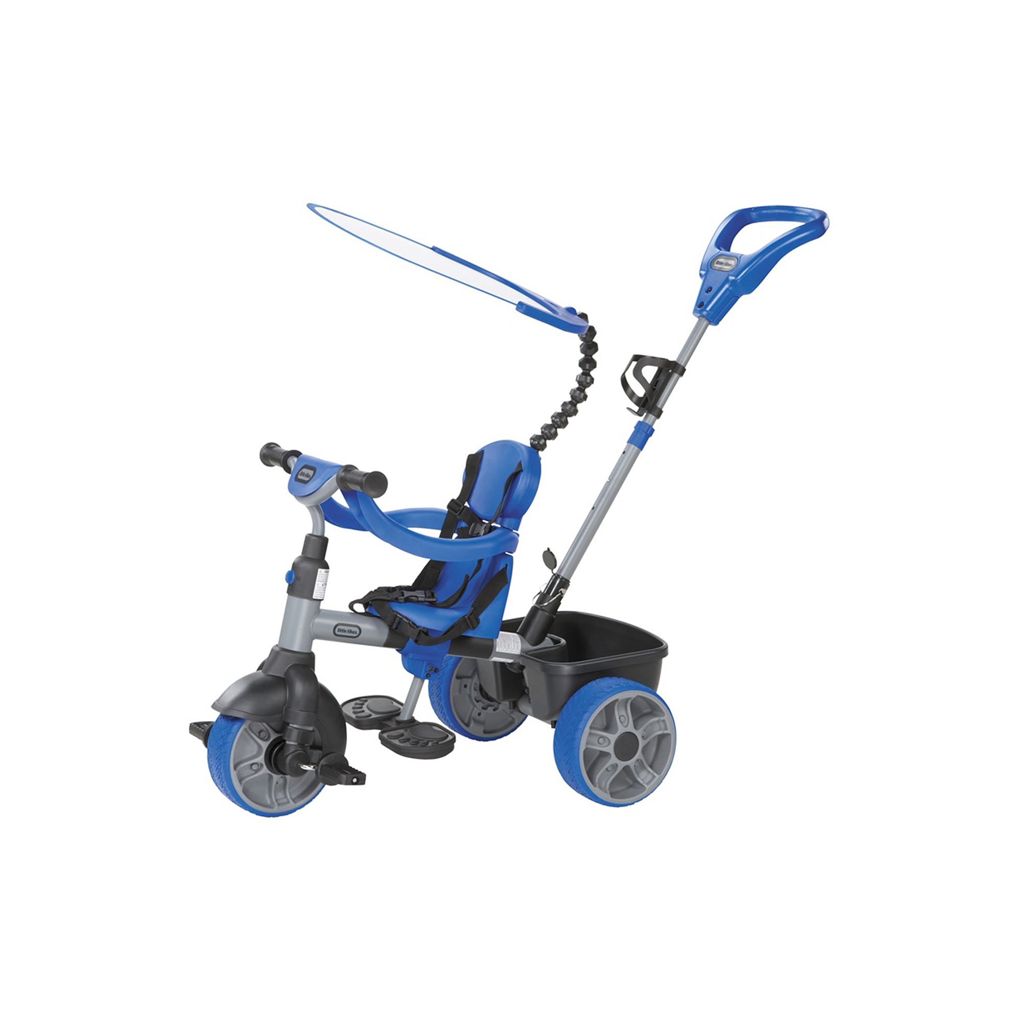 Little Tikes 4-in-1 Basic Edition Trike, Blue