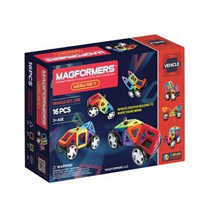 Magformers 16-pc. Wow Vehicle Set